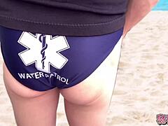 i masturbate in borrowed lifesaver uniform at secret school