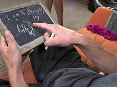 roxanne hall and shay golden learn cum swapping from mary pop in blonde blowjob lesson with heels and bent over action