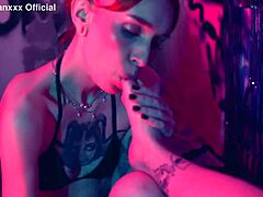 small feet goddess dominates with tickling and sucking toes in submission