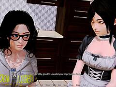 i'm exploring harem hotel 22 with game elements