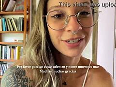 Horny Secretary in Miniskirt Sucks and Fucks While Talking Dirty!