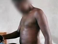 Mature Black Male Rubs Step Sister's Ass Then Fucks Her Raw