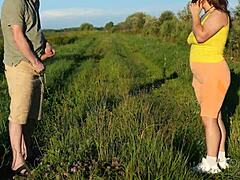 i crave outdoors risky sex with cute big natural tits nympho stranger