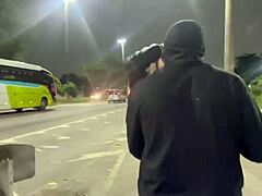 Wife fucks another guy in public!