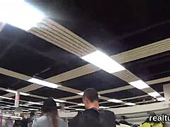 glamorous czech teen seduced in supermarket