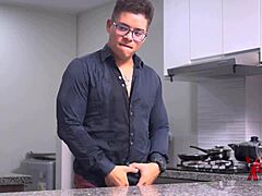 Boss Begs for Cum While Fucking Her Guy's Dick