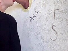 Found Gloryhole in Public and Got Deepthroat Blowjob with Cum