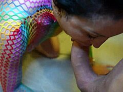 vitoria vonteese gets roughly fucked by trash boy, reaching orgasm on red