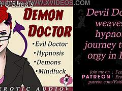 i'm the demon doctor hypnotizing you into an erotic hell journey, but i said patient wrong