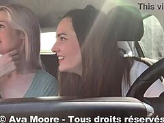 French Slut Deepthroats Stranger In Public Sex Tape With Cumshot