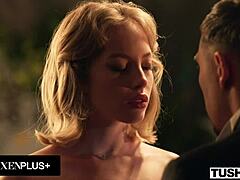 Bella Spark uses her spy skills for intense anal in Tushy scene.