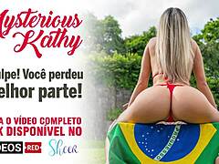 Stepsister discovers brother's used cum-filled condom and decides to fuck him for creampie. Tan lines highlight her latina tits in skirt action.