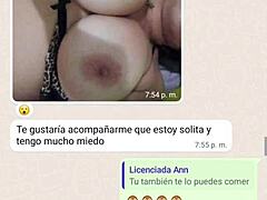 Latina maid with big ass and tits gets wet and hot from chat, leading to outdoor doggystyle pounding as a bbw mommy.