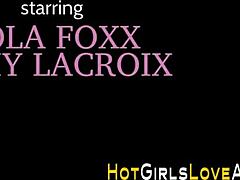 Teenager in stockings eats a meal