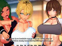 futa getting blown by another futa girl in this wild futas world of ntr gameplay