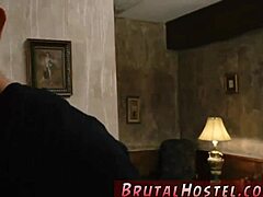 Black threesome with bound teen getting intense anal action, you won't believe it