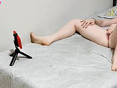 Milf loves exposing herself online while cuckold husband is at work