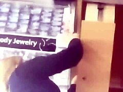 Hey, is that hot young 18+ booty shaking so sexy on hidden cam?