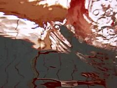 Hot Deniska Underwater Naked! Teen 18+ Shaved Wet Pool!