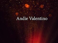 Andie Valentino Dildo Fucks Her Crammed Cunt