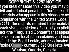 wild tongue fucking between lesbians maxine and jada, cumming hard