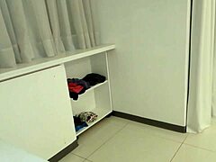 Cleaning girl meets pervert craving big ass Latina for wild cock action.