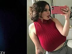 Look at these busty girls in bikinis without bras! Huge tits bouncing.