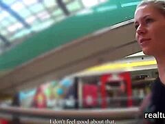 Cute Czech Girl Teased, Clothes Ripped For POV Ride.