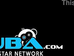 brunette babe gianna michaels playing with her wet pussy and big tits