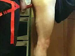 I peg my boyfriend's ass hard in the kitchen then a public cornfield and finally the bathroom with ass to mouth all through part 8