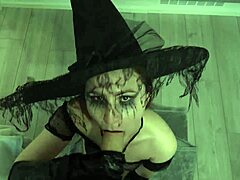 Sexy Redhead Witch Steals Cum for Her Magical Potion Parody