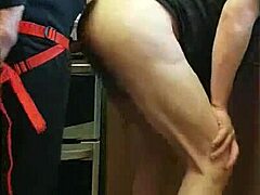 I peg my boyfriend's ass hard in the kitchen then a public cornfield and finally the bathroom with ass to mouth all through part 8