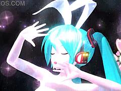Hatsune Miku Nude Bunny Costume Goddess