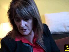 Religious mature woman in a disciplined session