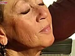 Mature Candi Annie Milking Cock Outdoors And Swallowing Cum