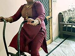 Indian Desi Bhabhi Takes Rough Gym Boy Action With Monster Cock Intensity