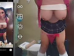 Why does this futanari trap with monster cock crave anal toys and big tits filters?