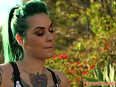 inked emo babe fucked interracially