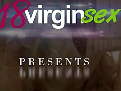 18 virgin sex - slim sex nymph boasts about her beautiful curves