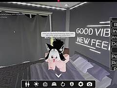 White slut got fucked by bbc in roblox
