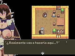 intriguing ntr game with creampie action on christina