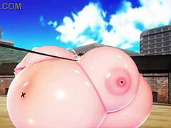 girl inflated like a balloon