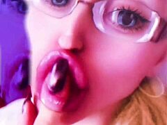 turning into a huge lipped bimbo doll