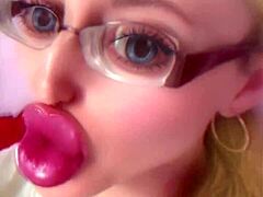 turning into a huge lipped bimbo doll