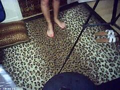 Behind the scenes, glasses cam first timer Sexxxy Skinny Model feels the Italian pound machine! 😏