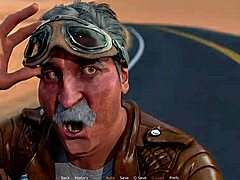 Redhead plays depraved games in motel.