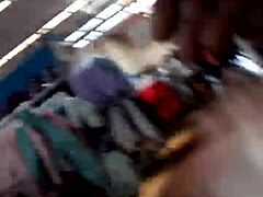 Anal sex in Walmart, voyeur catches the action.