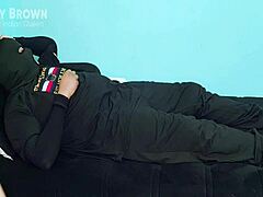 Horny wife seducing father-in-law shaved pussy cock riding real creampie.