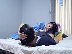 The nurse begins the treatment unexpectedly