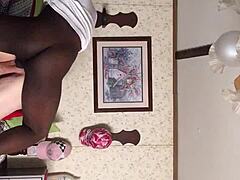 Granny takes young black dick deep in hardcore action.